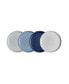 Studio Blue Assorted Small Plates Set of 4