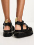 Dr Martens Vegan Blaire chunky sandals in black