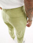 Фото #5 товара ASOS DESIGN slim with linen suit trouser in sage green