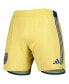 Фото #3 товара Men's Gold Real Salt Lake 2023 Away AEROREADY Authentic Shorts