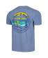 Фото #2 товара Men's Navy Michigan Wolverines Circle Scene Comfort Colors T-shirt
