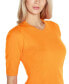 Women's Rivet- Detail Puff-Sleeve Sweater