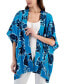 Фото #1 товара Women's Floral-Print Open-Front Kimono Jacket, Created for Macy's