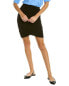 Stateside Supima Slub Jersey Bubble Mini Skirt Women's Black Xs