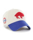 Фото #1 товара Men's '47 Cream, Royal Buffalo Bills Sidestep Clean Up Adjustable Hat