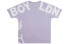 Фото #2 товара Boy London 肩部字母大幅印花直筒T恤 男女同款 紫色 / Футболка Boy London B202NC500809 T