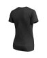 Фото #2 товара Women's Black Chicago White Sox Graceful V-Neck T-shirt