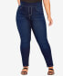 ფოტო #1 პროდუქტის Plus Size Hi Rise Regular Length Jegging Jean