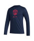 ფოტო #3 პროდუქტის Men's Navy St. Louis City SC Icon Long Sleeve T-shirt