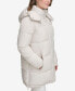 ფოტო #3 პროდუქტის Women's Hooded Stand-Collar Puffer Coat