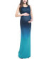 ფოტო #1 პროდუქტის Maternity Sonia Ombre Maxi Dress