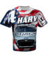 ფოტო #3 პროდუქტის Men's White Kevin Harvick Sublimated Patriotic T-shirt