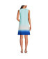 Petite Cotton Jersey Sleeveless Swim Cover-up Dress Print