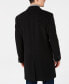 Фото #2 товара Men's Barge Classic Fit Wool/Cashmere Blend Solid Overcoat