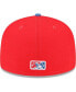 ფოტო #5 პროდუქტის Men's Coral Fayetteville Woodpeckers Copa De La Diversion 59FIFTY Fitted Hat