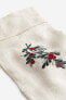 Фото #2 товара Embroidered-motif Christmas Stocking