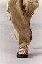 Фото #1 товара Асимметричные кожаные сандалии ZARA
