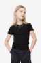 Фото #5 товара Ribbed Cotton Jersey Top