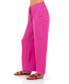 ფოტო #3 პროდუქტის Women's Solid Drawstring Pant