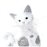 Decorative Figure Alexandra House Living White Acrylic Plastic Melamin Cat