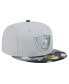 ფოტო #2 პროდუქტის Men's Gray Las Vegas Raiders Active Camo 59FIFTY Fitted Hat