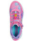 Фото #9 товара Little Girls' Power Jams - Skech Friends Fastening Strap Casual Sneakers from Finish Line