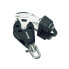 BARTON MARINE 370kg 8 mm Triple Swivel Pulley With Rope Support/Cleam Cleat