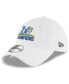 Фото #1 товара Men's White Los Angeles Rams 2-Time Super Bowl Champions 9TWENTY Adjustable Hat