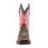 Фото #5 товара Durango Benefiting Stefanie Spielman Square Toe Cowboy Womens Brown, Pink Casua