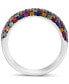 ფოტო #4 პროდუქტის EFFY® Multicolor Sapphire Ring (3-5/8 ct. t.w.) in Sterling Silver