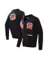 ფოტო #1 პროდუქტის Men's Black Cincinnati Bengals Prep Button-Up Cardigan Sweater