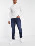 Фото #4 товара Jack & Jones Intelligence Liam skinny fit jeans in mid blue wash