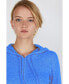 ფოტო #4 პროდუქტის Women's 100% Pure Cashmere Long Sleeve Zip Hoodie Cardigan Sweater (1573, Petal Pink, Medium )