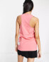 Hummel classic logo tank top in desert rose