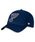 Men's Navy St. Louis Blues Core Primary Logo Flex Hat