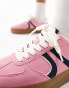 Stradivarius platform trainer with gum sole in pink