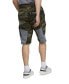 Фото #7 товара Men's Layered Cargo Pocket Fleece Short