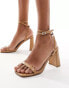 Фото #1 товара Simmi London Bia strappy block heeled sandal in beige