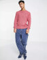 Polo Ralph Lauren icon logo cotton cable knit jumper in pink marl