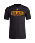 Фото #3 товара Men's Black Arizona State Sun Devils Football Practice AEROREADY Pregame T-shirt