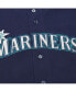 Men's Ichiro Suzuki Navy Distressed Seattle Mariners Cooperstown Collection Batting Practice Jersey
