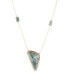 Alpine Genuine Green Seraphinite Abstract Pendant Necklace