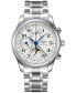 Men's Swiss Automatic Chronograph Master Stainless Steel Bracelet Watch 42mm