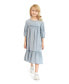 ფოტო #2 პროდუქტის Big Girls Pure Love Dress - Mid Denim