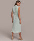 Фото #2 товара Women's Pleated Sleeveless A-Line Dress