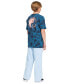 ფოტო #4 პროდუქტის Big Boys Counterbalance Dye Graphic Cotton T-Shirt