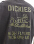 Фото #2 товара Dickies – T-Shirt in Schwarz mit Flugzeug-Grafikprint auf dem Rücken