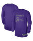 Фото #1 товара Men's and Women's Purple Sacramento Kings 2023/24 Legend On-Court Practice Long Sleeve T-shirt
