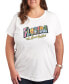 ფოტო #1 პროდუქტის Trendy Plus Size Florida Graphic T-Shirt