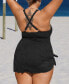 Фото #1 товара Women's Emerge Crochet Cross Back Plus Size Swim Dress